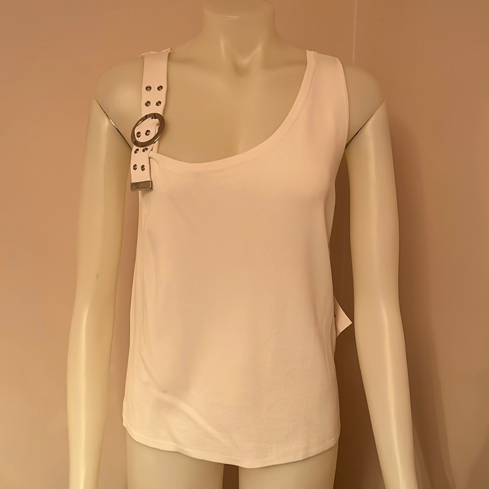 NWT Joseph A white sleeveless top, XL